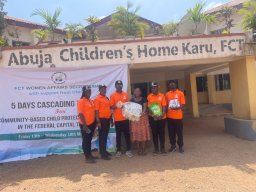HUMANITARIAN VISIT TO ABUJA CHILDREN"S HOME KARU, FCT
